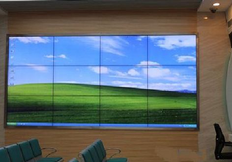 山阳液晶拼接屏的另类用法。